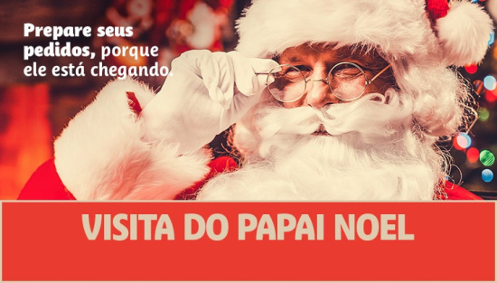 Papai Noel visitará a Cooper