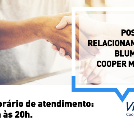 Novo hor�rio de atendimento da Viacredi Cooper Mafisa
