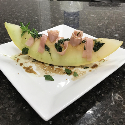 SALADA DE MEL�O E PRESUNTO