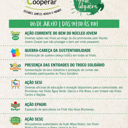 O Cooperativismo � a base para uma sociedade melhor