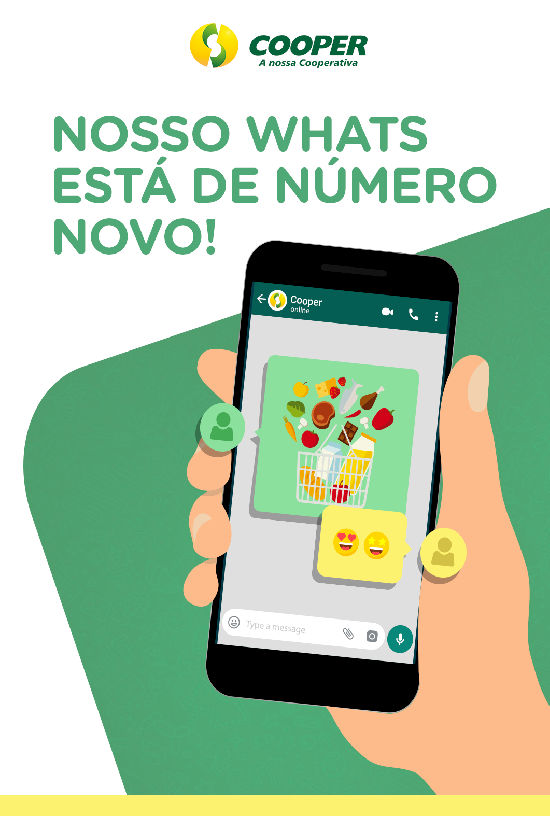 Nosso Whats est� de n�mero novo!