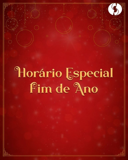 Hor�rio especial de fim de ano