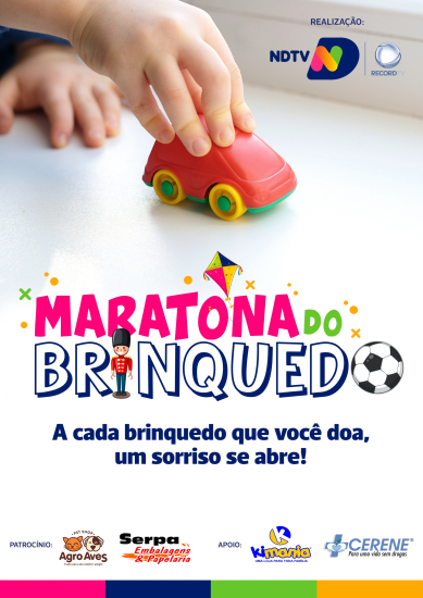 Doe brinquedos e ganhe sorrisos