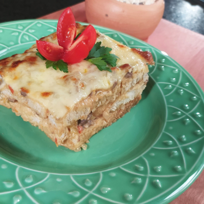 P�o quente de carne