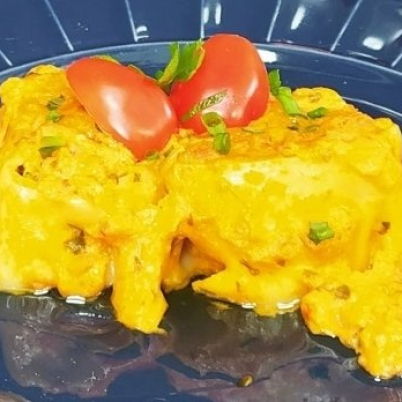 Rondelli de frango com br�colis 