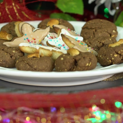 Biscoito de castanha de caj�