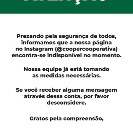 Comunicado oficial