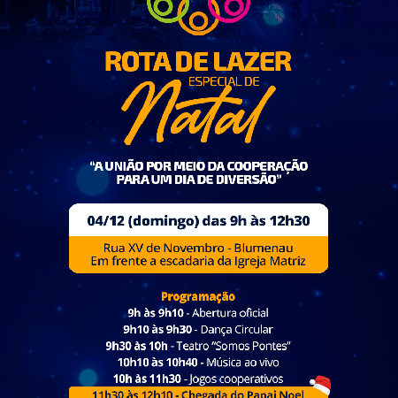 N�cleo de Cooperativas da ACIB promove a��o na Rota do Lazer em Blumenau