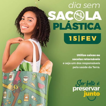 Fevereiro tem Dia sem Sacola na Rede Cooper!