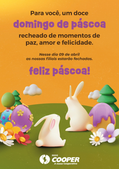 Feriado de P�scoa na Rede Cooper