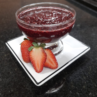 Geleia de morango sem a��car