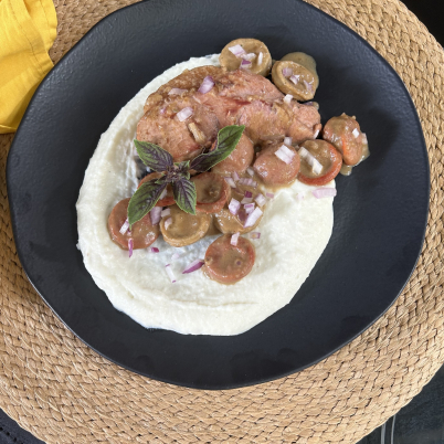 Cooperfest - Picanha Su�na com creme de lim�o e erva-cidreira