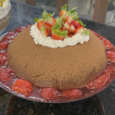 DEL�CIA DE AVEL� COM FRUTAS VERMELHAS