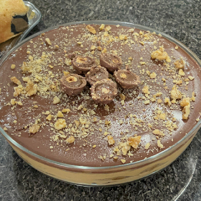 PAV� DE CHOCOLATE COM NOZES