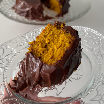 Bolo de cenoura sem gl�ten e sem lactose