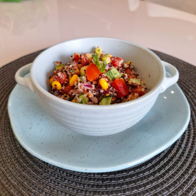 Tabule de quinoa com hortel�