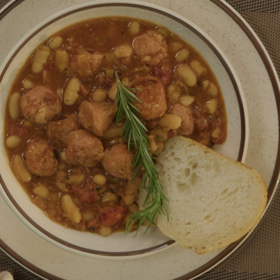 Cassoulet de lingui�a