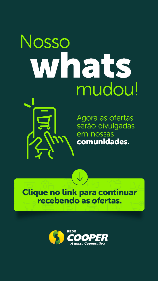 Nosso Whatsapp de ofertas mudou!
