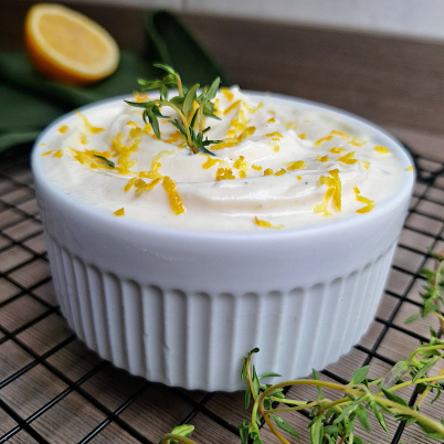 Creme de Ricota ao lim�o siciliano com ervas 