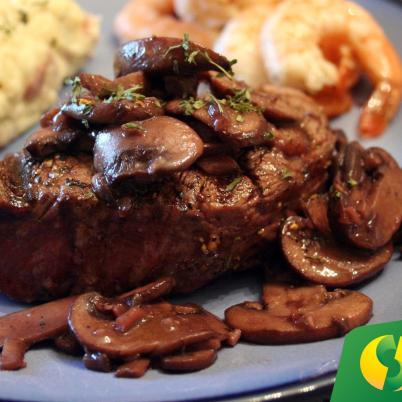Fil� Mignon ao Molho Madeira no Forno