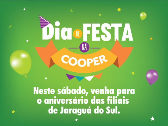 Cooper celebra o terceiro ano em Jaraguá do Sul