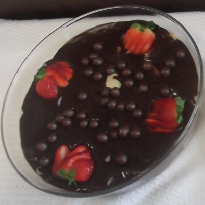 Bombom Aberto de Morango